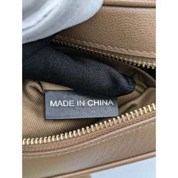 Burberry Vintage Check Large Camera Shoulder Bag Earth 8084495 - Picture 11 of 14